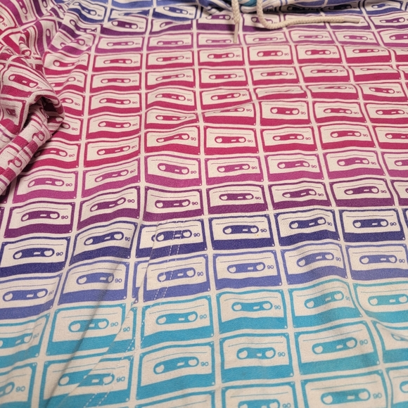 Old Navy Cassette Player Hoodie Men's 2XL - Picture 2 of 5